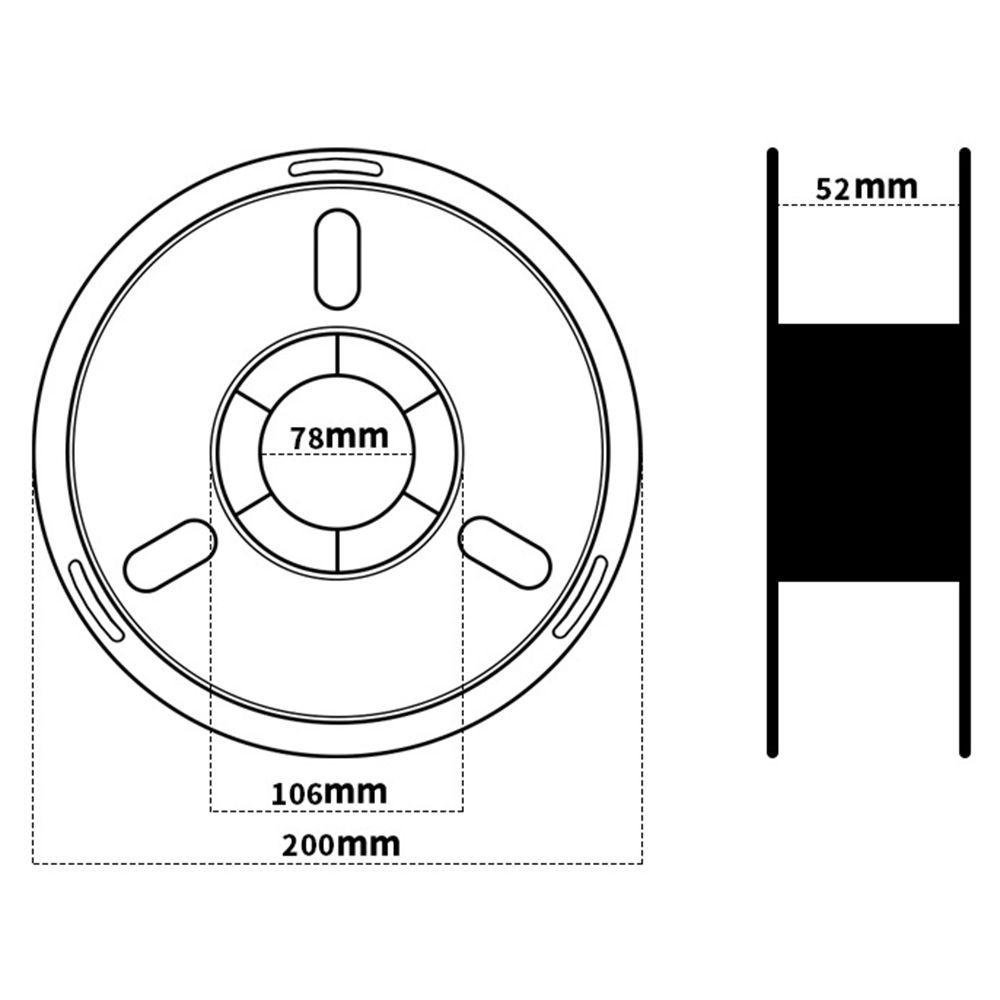 POPULAR Filament Tahan Lama PLA Bahan Konsumsi Presisi Tinggi