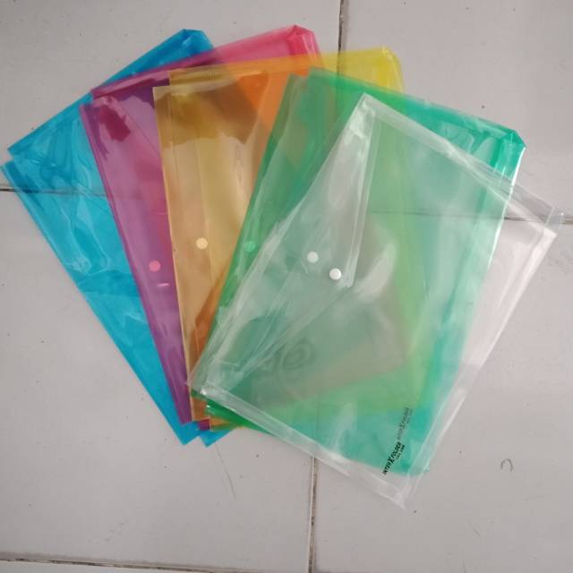 Jual Map Plastik Map Kancing Indonesiashopee Indonesia 0434