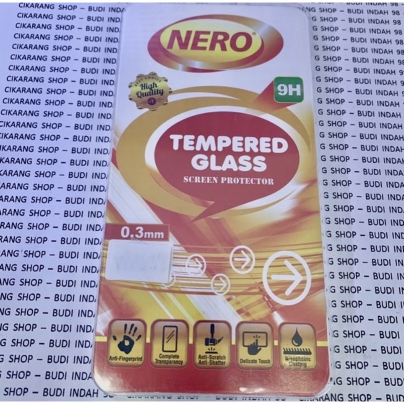 Tempered glass anti gores kaca NERO Samsung Mega 5,8, Note 1, Note 2, Note 4, Note 7, A710, A9, V2, Z2, Z3