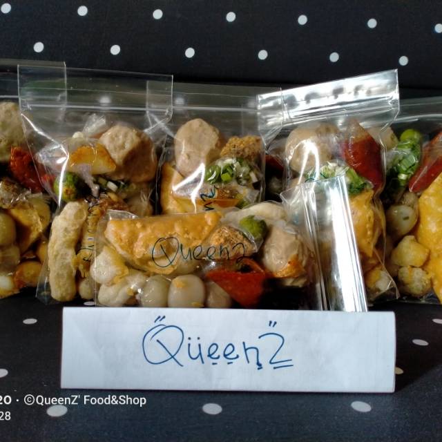 

Baso aci QueenZ' kemasan SMP