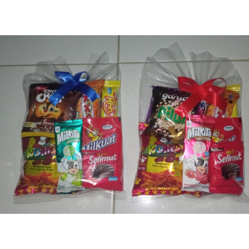 

paket snack ulang tahun/bingkisan snack