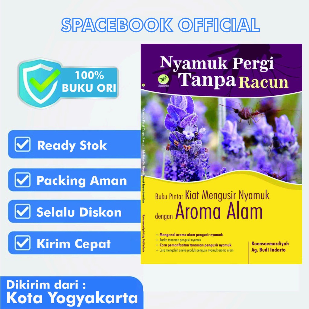 Jual Nyamuk Pergi Tanpa Racun Buku Pintar Kiat Mengusir Nyamuk Dengan Aroma Alam Penerbit