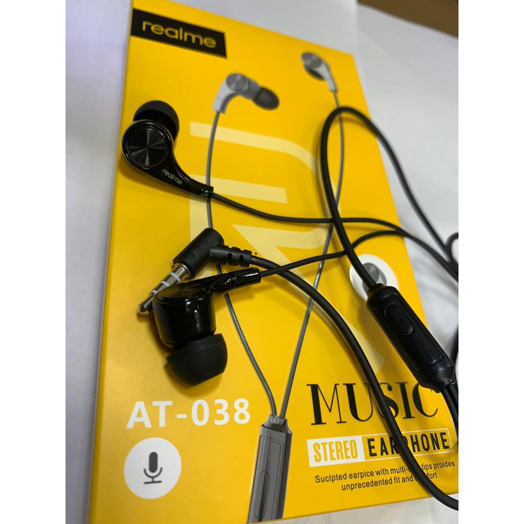 earphone handsfree purebass realme buds RMA101 / MA11 / R32 / QP-005 / AT-038 / RMA103 / R30 / R88 / R35