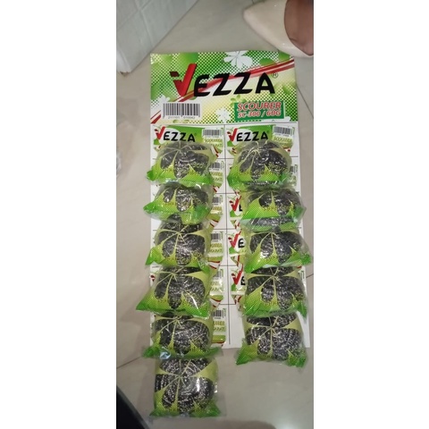 SABUT STAINLESS KECIL VEZZA 60 GR / SABUT GOSOK PANCI VEZZA