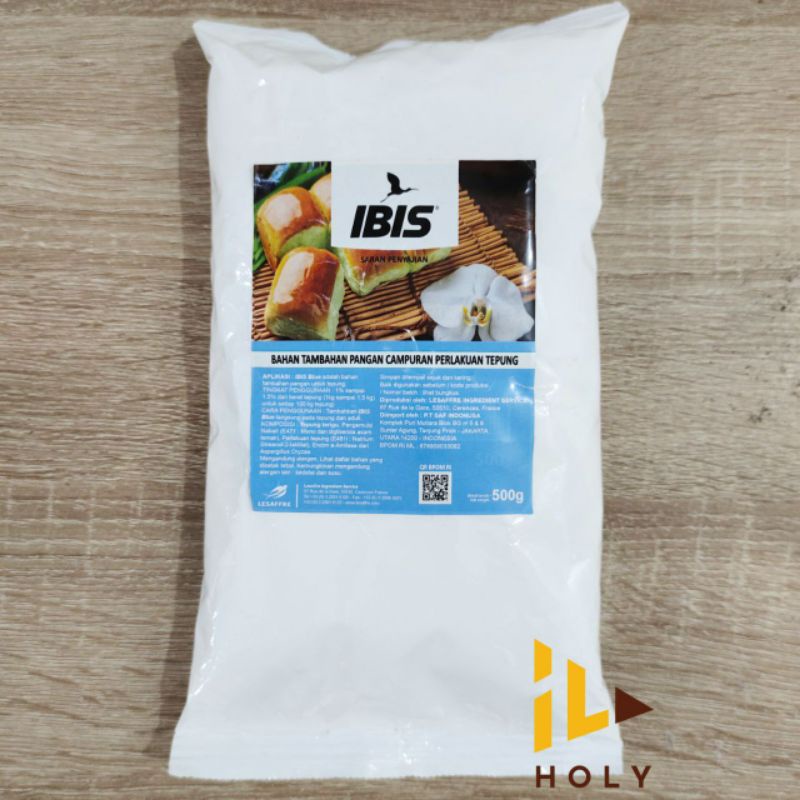 

Ibis Blue (Kemasan Asli 500gr) Pelembut Roti Pengempuk Bread Improver