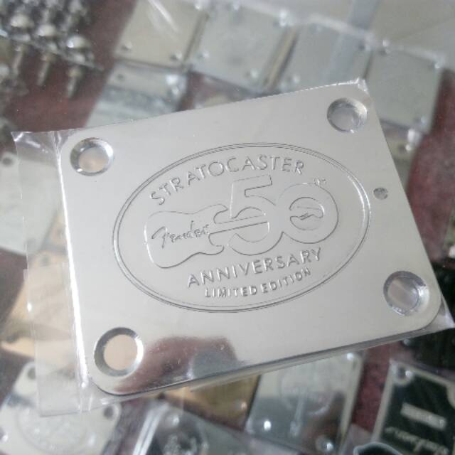 Neckplate Fender stratocaster Anniversary 50th