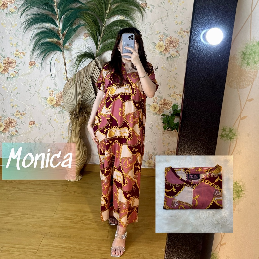 PART1 NCDY HOMEWEAR DASTER PANJANG SEMATA KAKI LD 130cm BUSUI FRIENDLY JUMBO-Monica