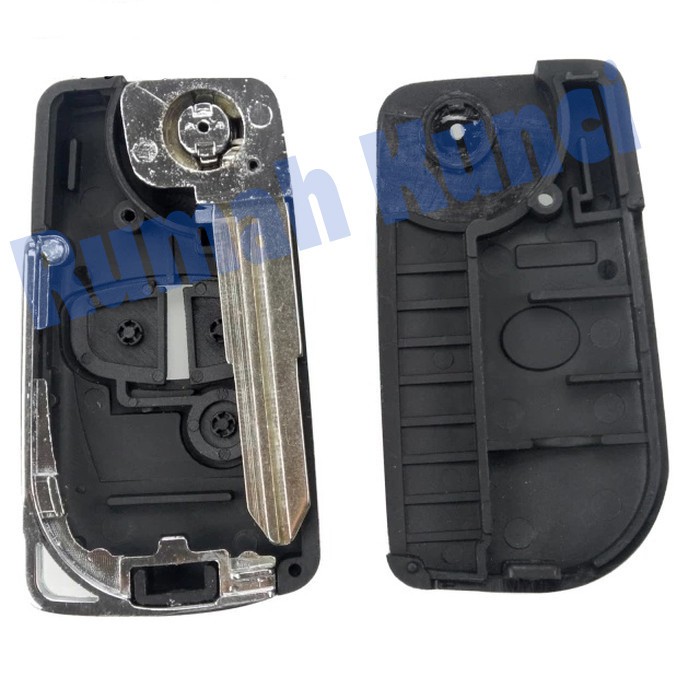 Casing Kunci Lipat Flip Key Mitsubishi Grandis Mirage + Pad Tombol