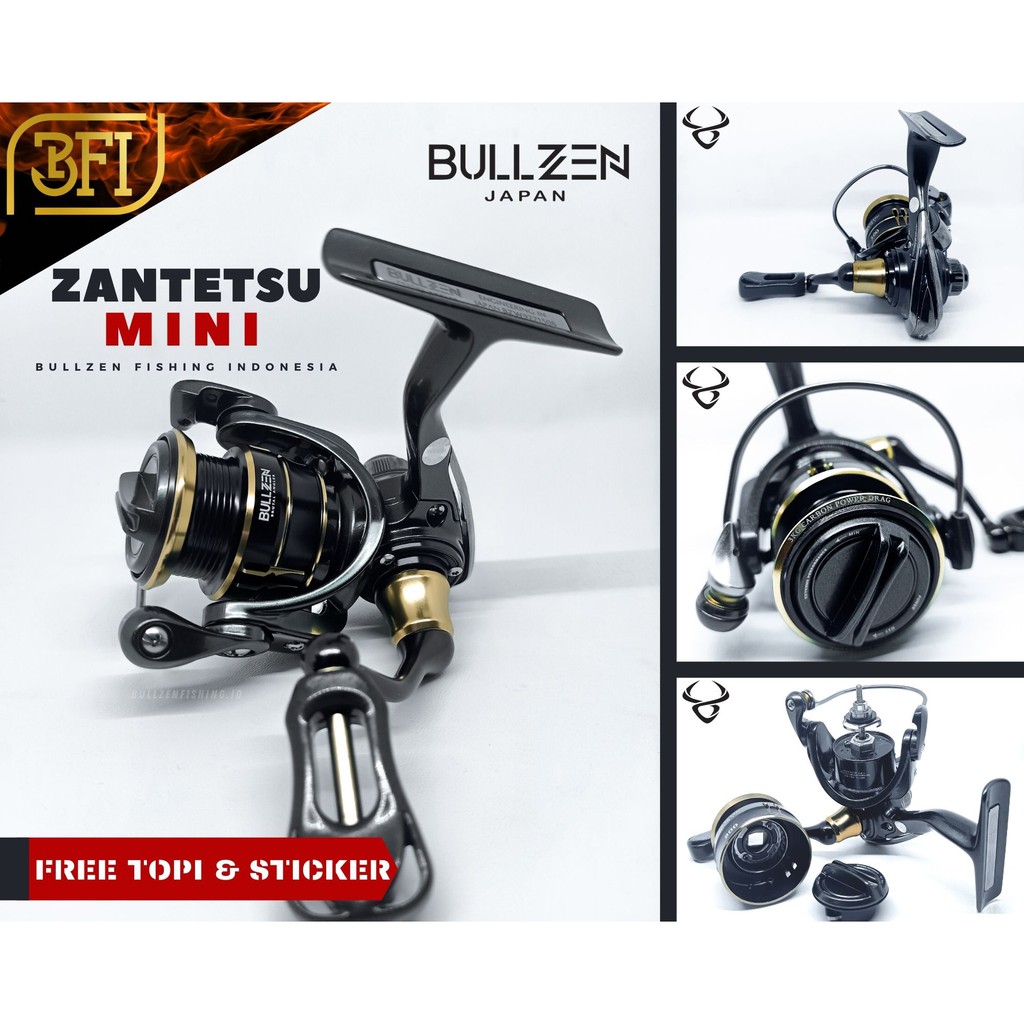 Reel Bullzen  ZANTETSU MINI 500 & 800 Original Berholohram Distributor Resmi