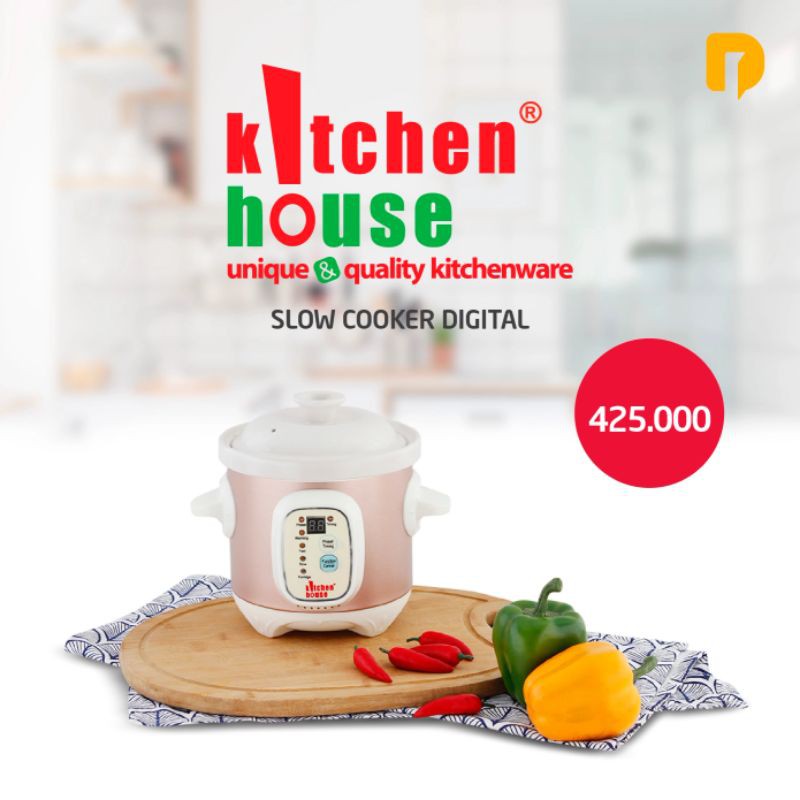 Kitchen House Slow Cooker Digital