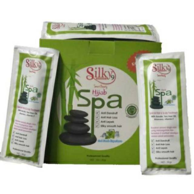 SILKY 9 Mask Hijab SPA SACHET 30 gr