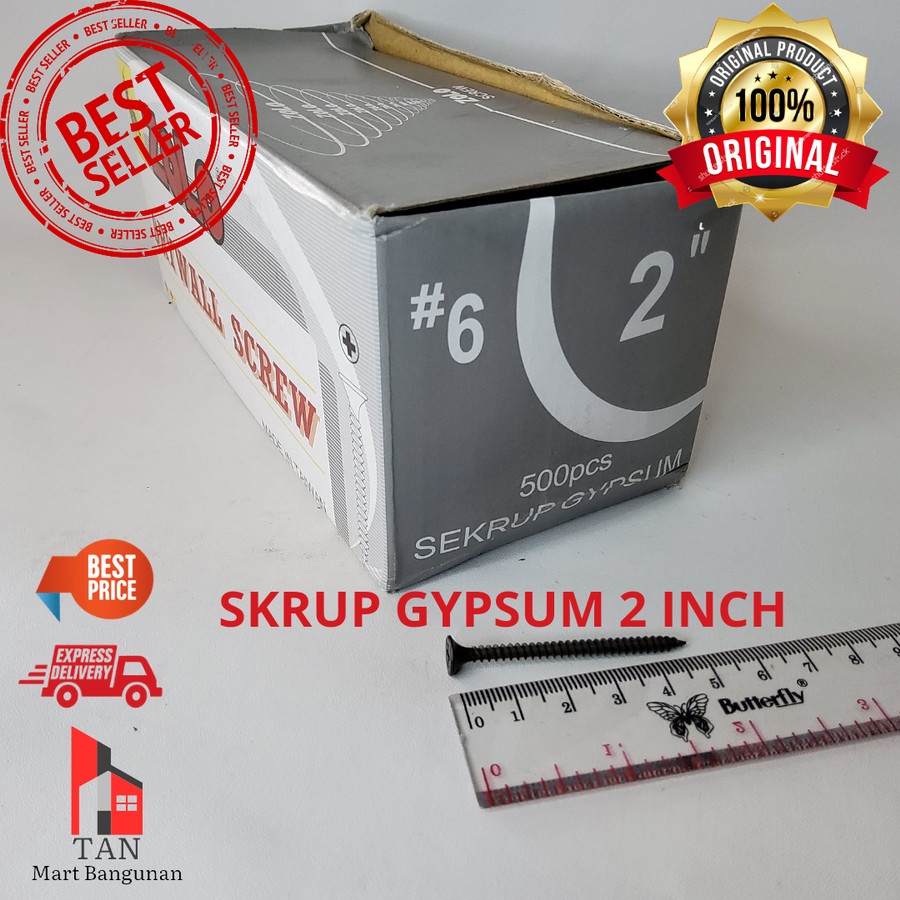 Sekrup Gipsum ZOLO 2 3 inch Drywall Screw Gypsum ZOLO 2