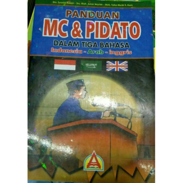 Buku Panduan Mc Pidato Dalam 3 Bahasa Arab Inggris Indonesia Shopee Indonesia