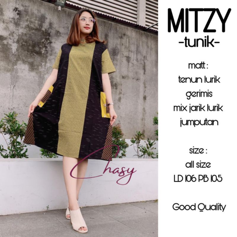 Tunik Wanita - Tunik Tenun Lurik - Mitzy Tunik by Chasy