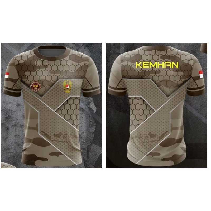Kaos KEMHAN pendek /jersey/PNS/dryfit/pegawai negeri sipil ASN