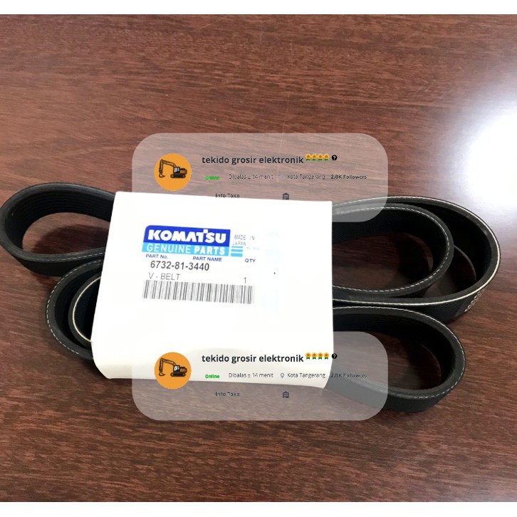 VAN BELT KOMATSU PC200-7/CUMMINS 6732-81-3440/3288834