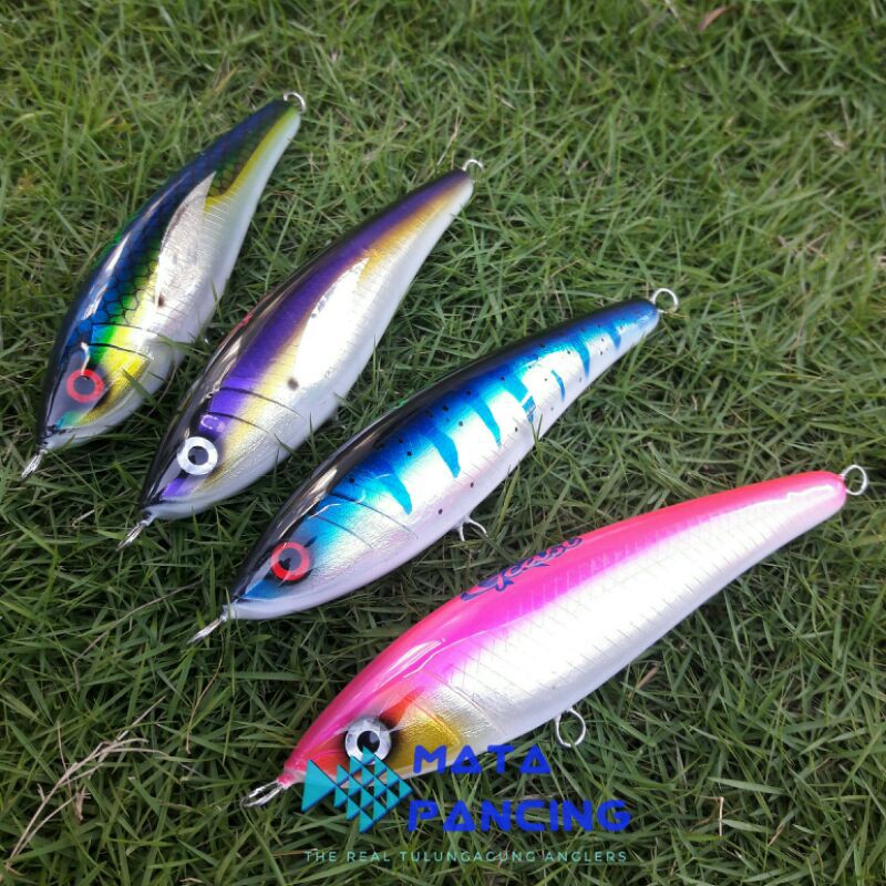 Umpan stickbait sinking Gcast art lure hand made hard resin finishing stick bait