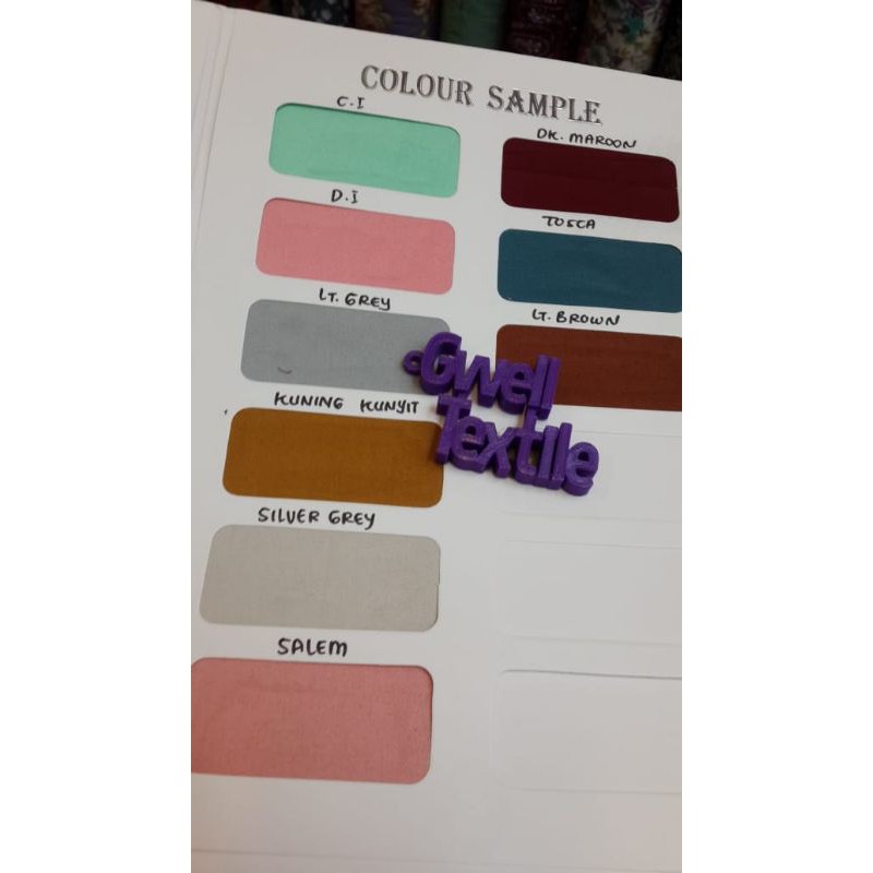 KAIN METERAN KATUN JEPANG POLOS