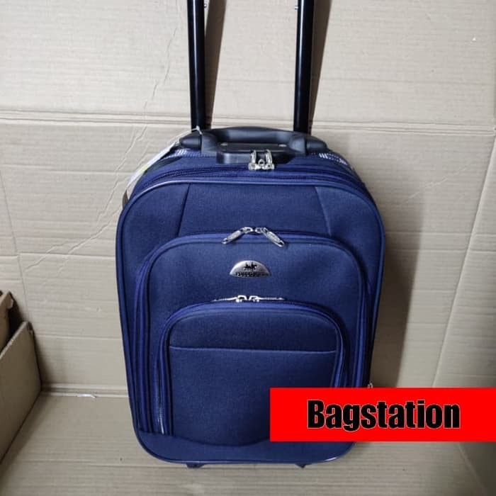 TAS CABIN KOPER POLO 16 IN RODA 2 KANVAS   Navy