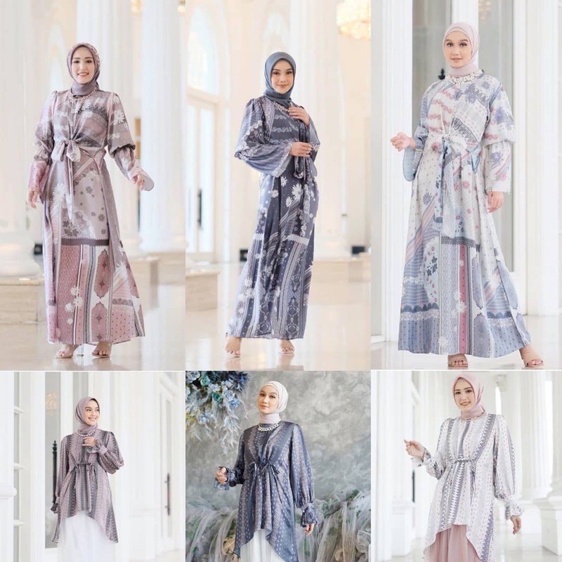 Dandelion Dress vanilla hijab Dandelion Blouse Vanilla hijab