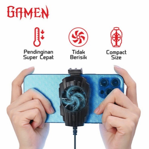 Gamen GMR01 Cooling Pad Fan/Kipas Pendingin Hp Smartphone