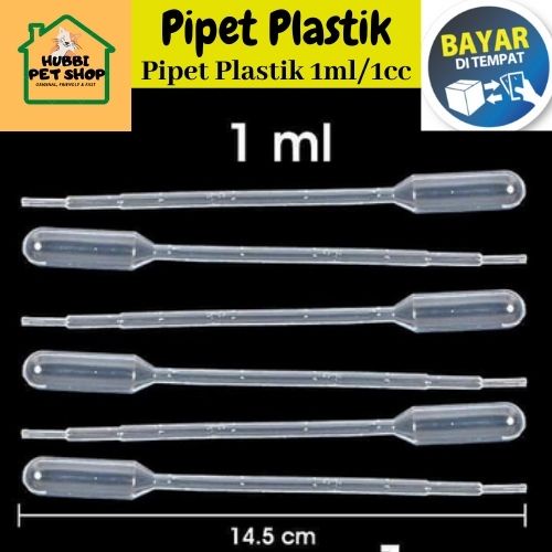 3 Pcs Pipet tetes 1ml / Alat Bantu Minum Obat kitten kelinci / Spuit Obat