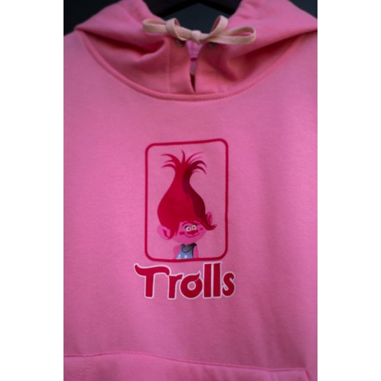 HOODIE ANAK TROLLS//HOODIE ANAK FLEECE TEBAL TERBARU'