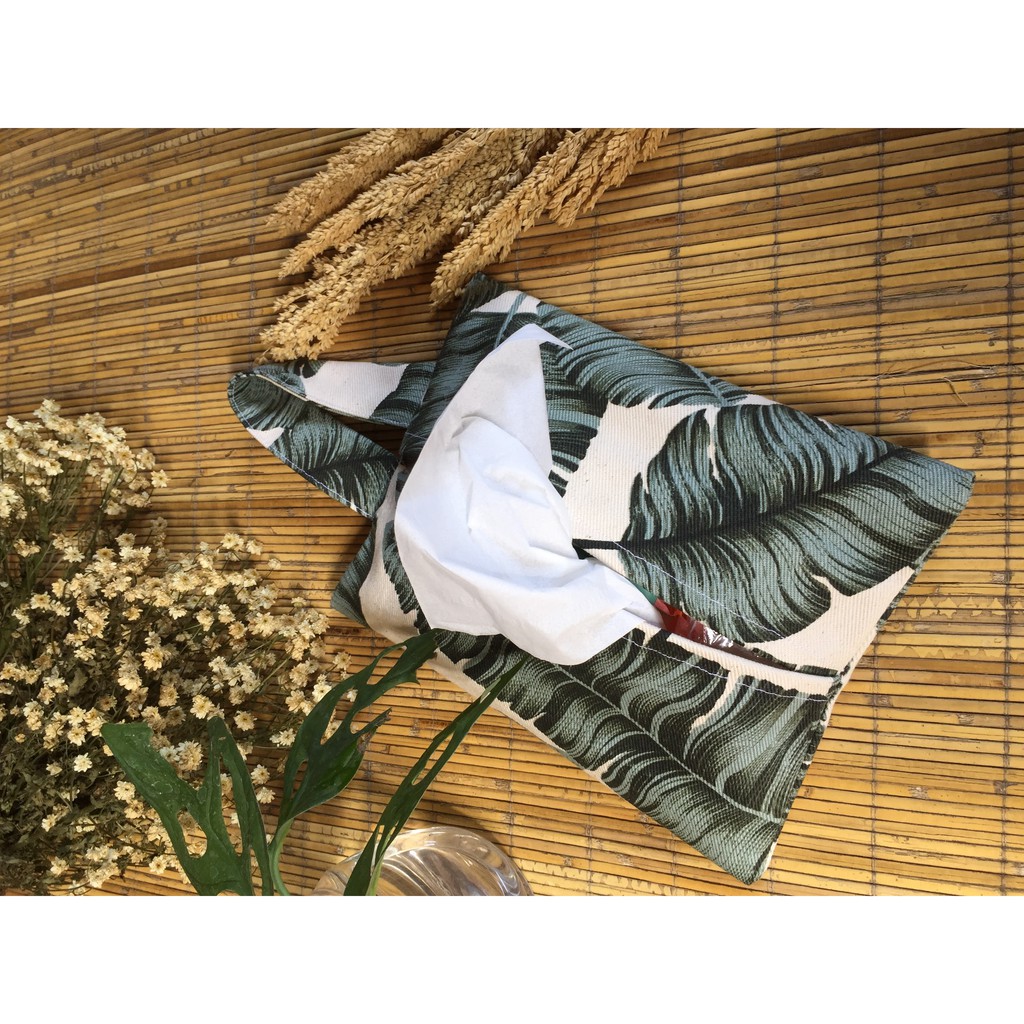 Kotak Tempat Tissue dari Kain Kanvas - Cover / TAS TISU Mobil - tempat Tisu basah -Tempat Tisu Kain