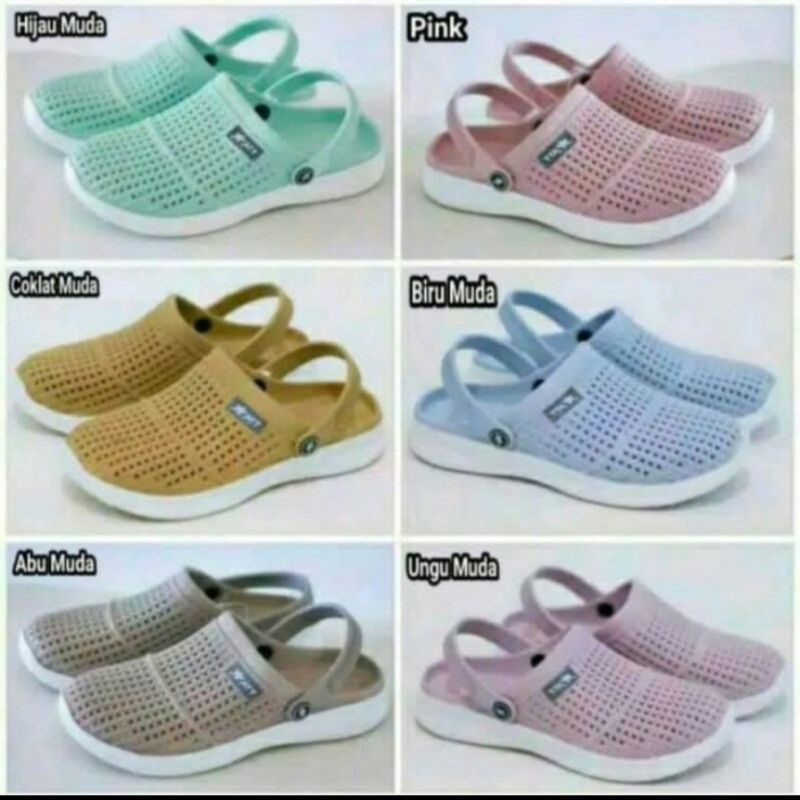 Sandal Bakpao cewek keren warna UK 37-40