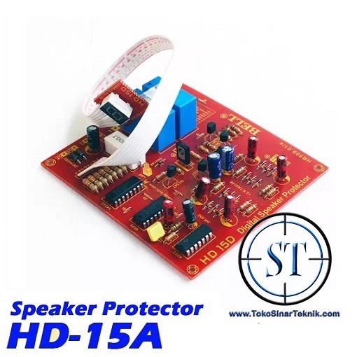 Kit Protektor Speaker HD-15 ( Digital Count Down Timer ) Speaker Protector Power Ampli Amplifier Seven Segment Led Display  Pelindung Speaker Anti Jeduk