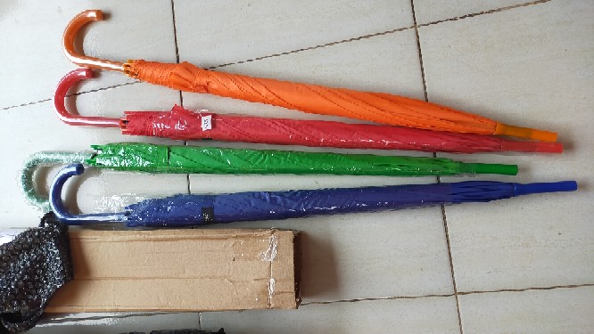 Payung Jumbo / Payung Jualan / Gagang Bengkok / Sablon Promosi/ Jktumbrella / Grc - 75009