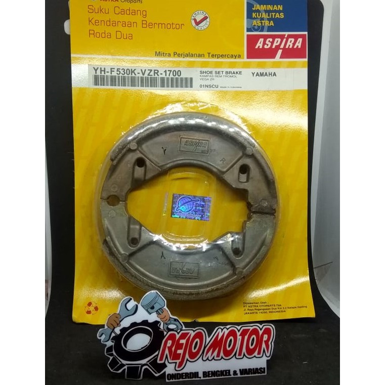 Kampas Rem Belakang Yamaha Vega ZR Jupiter ZR Mio Original Aspira