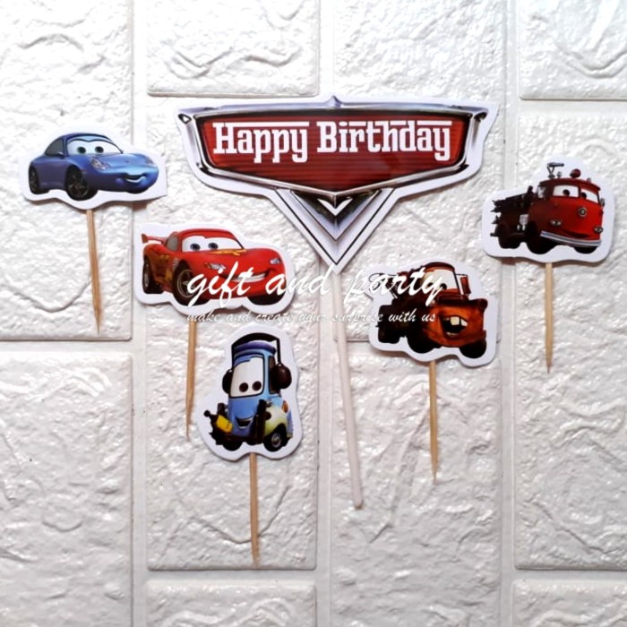 Topper Cake Cars / Cake Topper Cars / Topper Cup Cake Cars
