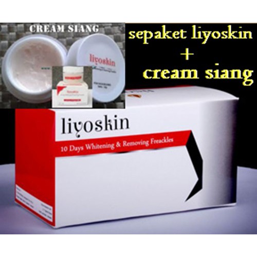 Sepaket liyoskin plus Cream siang