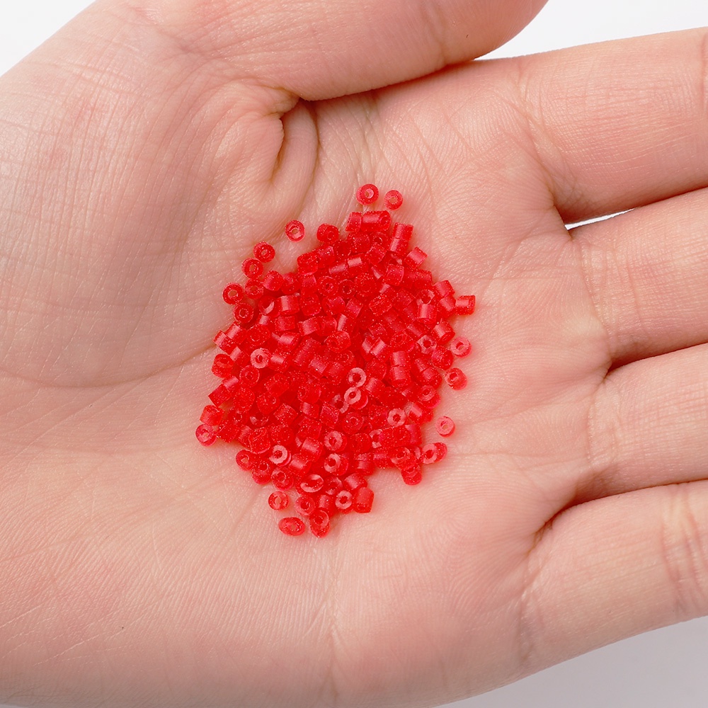 160pcs / Pak Karet Elastis Warna Merah Untuk Umpan Pancing Cacing Darah Imitasi