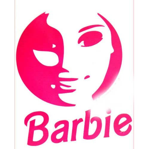 Sticker Barbie ken doll retro vintage