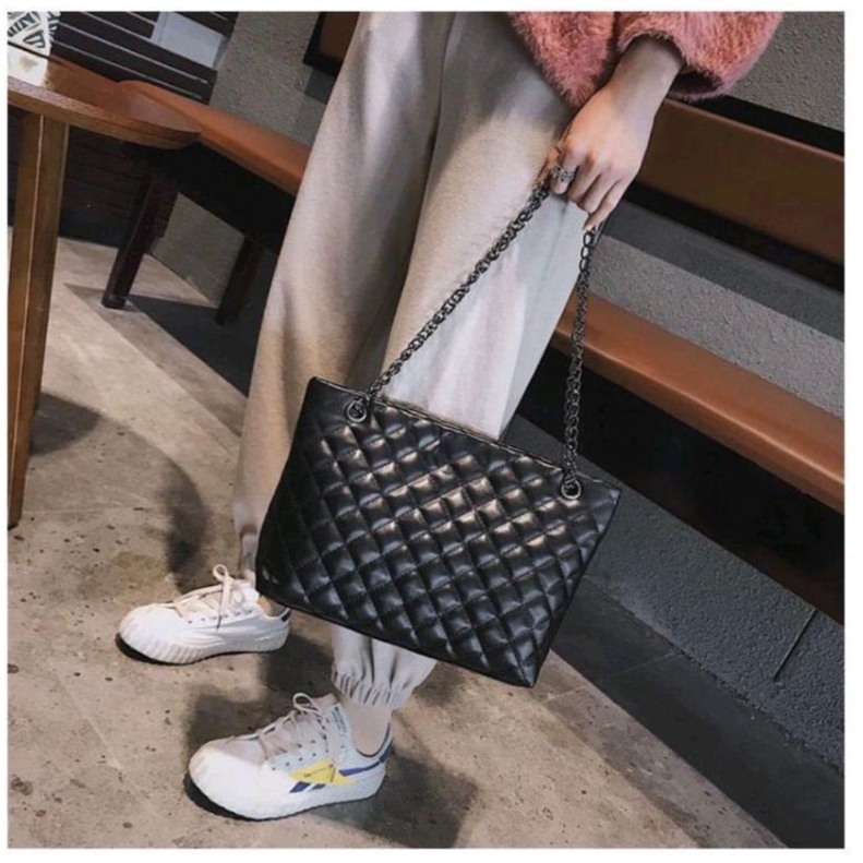 GTB - TOTE BAG BESAR Rantai / Araceli Tas selempang Bordir wanita / Tas Slempang Wanita /