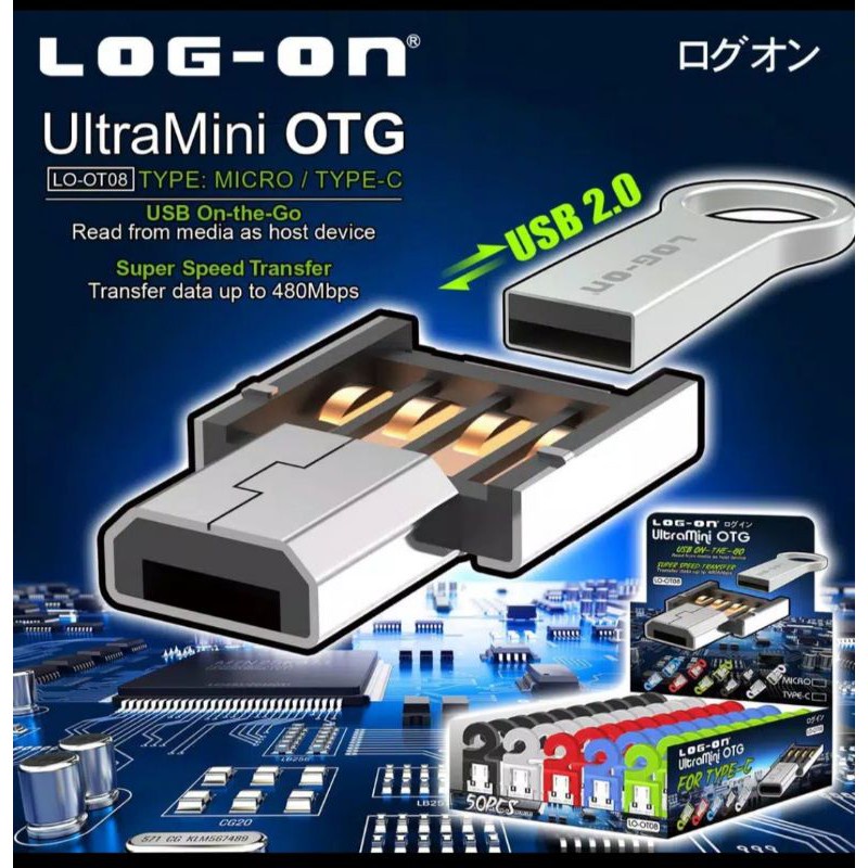 OTG LOG ON LO-08 MIKRO USB