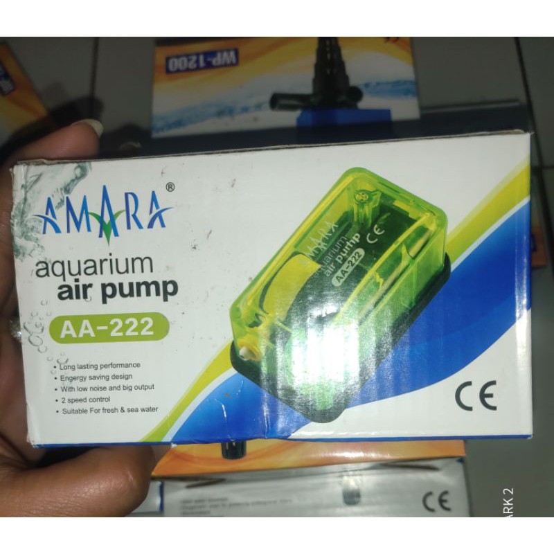 air pump Amara AA 222  mesin aerator 1 lobang aerator amara