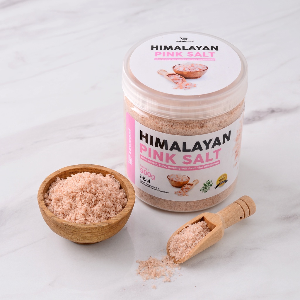 Garam Himalaya Premium Organic Original 100% Natural | Himsalt Organik Himalayan Pink Salt Pure Murni Sea Salt Rock Salt