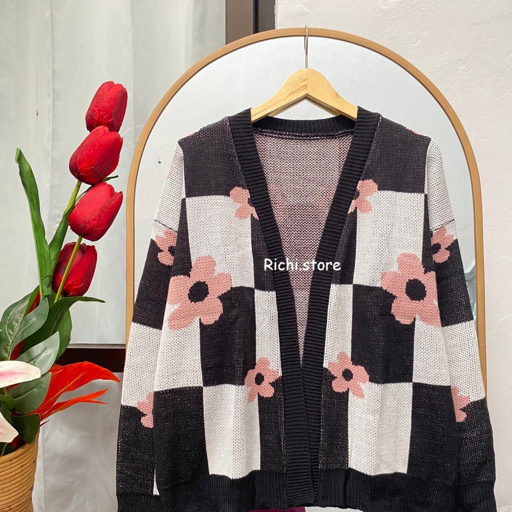 CAMELIA OUTER RAJUT FLOWERS TERBARU