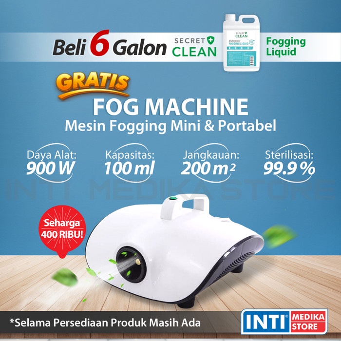 Secret Clean - Disinfectant Liquid Fogging 5 L Cairan Disinfektan #98