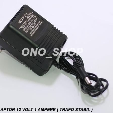 ✶ Adaptor 12 Volt 1 Ampere ♟