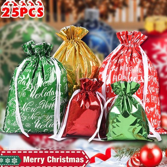

CHRISTMAS GIFT BAG OPP ALUMINUM COATED PET FILM AND CPP PRESENT DC452CD3