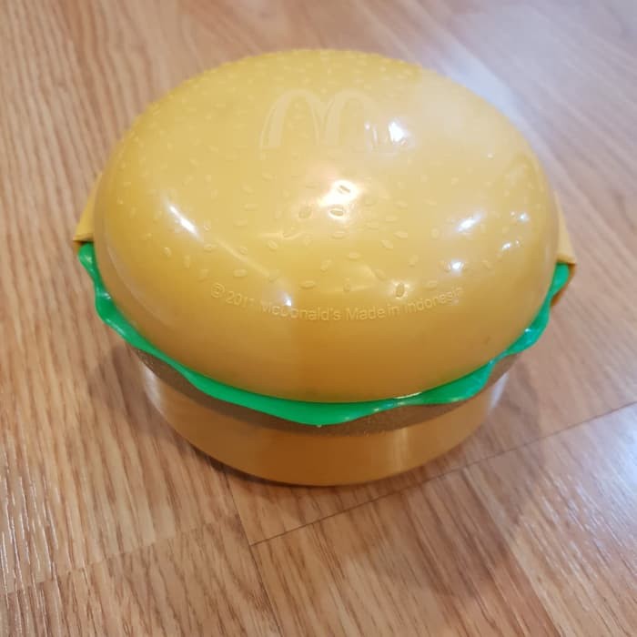 Kotak Makan 3 Tingkat Bekal Motif Hamburger Mcdonald Indonesia