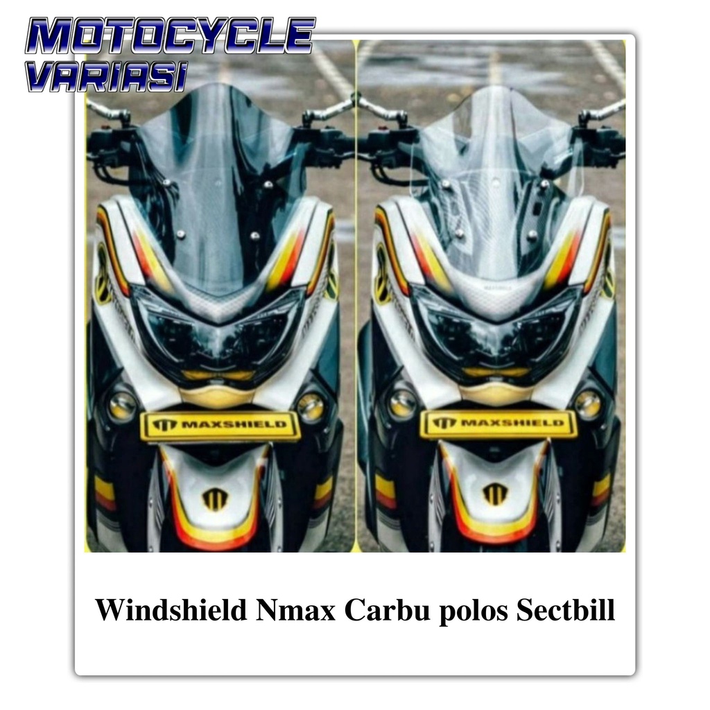 Visor Windshield Nmax 2015 - 2019 type Carbu polos Sectbill