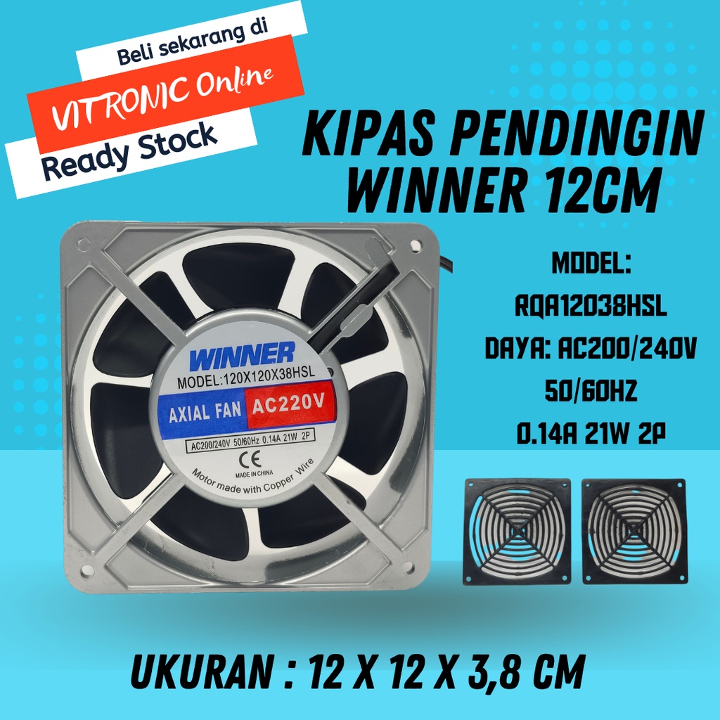 Jual Kipas Pendingin Winner Cm Cooling Fan Ac V X X Cm