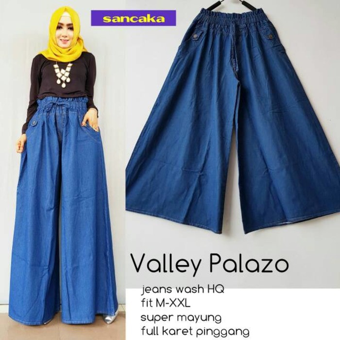 metro kulot jeans panjang mayung valley palazo original grosir