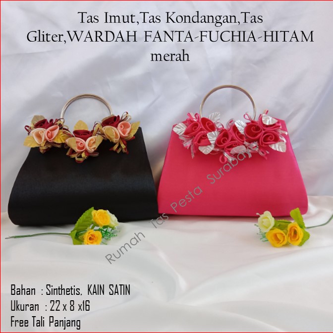 PAKET TAS PESTA WARDAH MODEL CLUTH DANSELEMPANG  TERMURA  KESAN MEWAH DAN ELEGAN 2 TAS ONGKIR TAS BEST SELLER