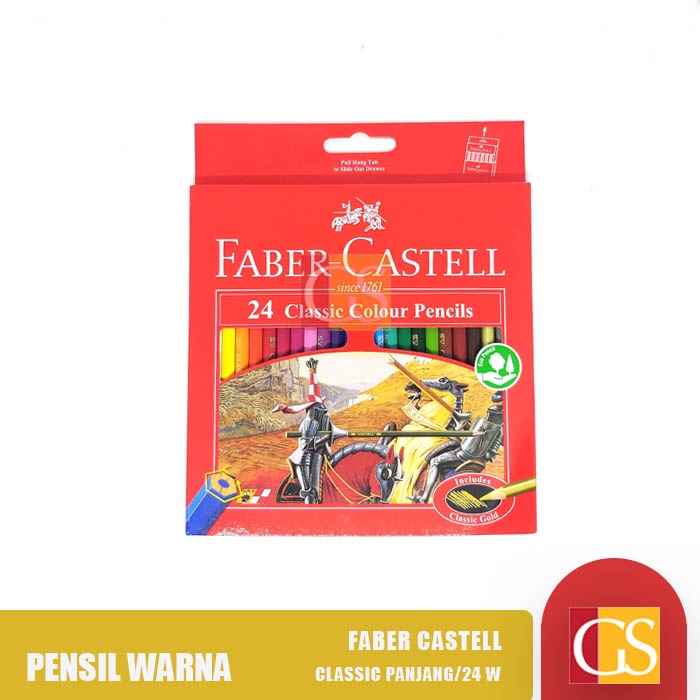 

PENSIL WARNA FABER CASTELL CLASSIC 24 WARNA